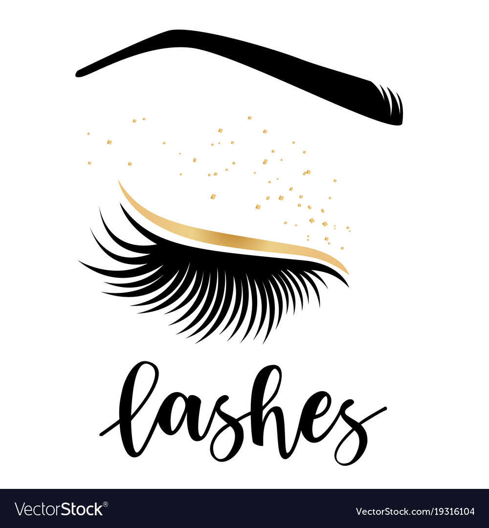 Detail Lashes Vector Nomer 25