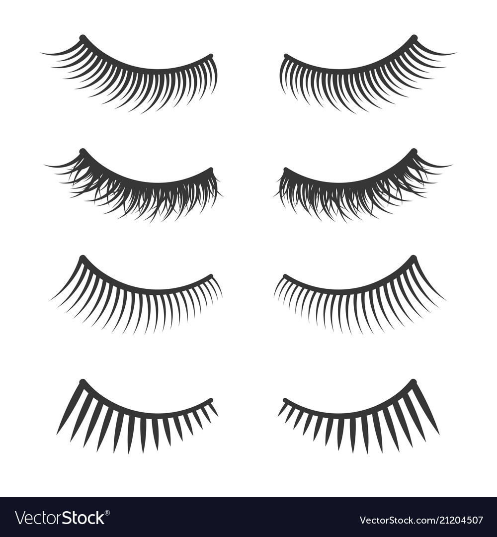 Detail Lashes Vector Nomer 26