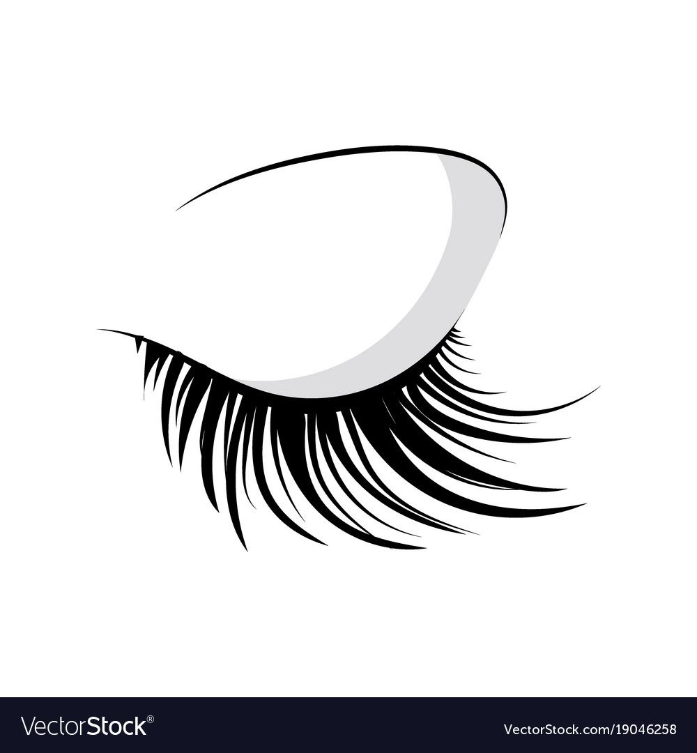 Detail Lashes Vector Nomer 31