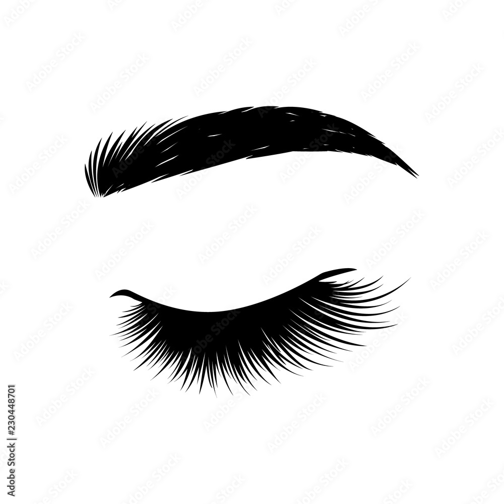 Detail Lashes Vector Nomer 5