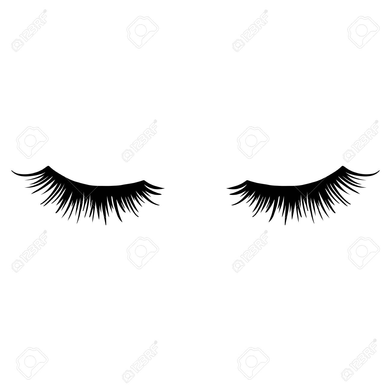 Detail Lashes Vector Nomer 48