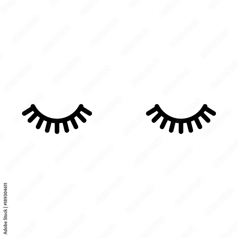 Detail Lashes Vector Nomer 49