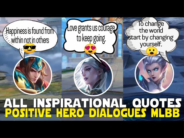 Mobile Legends Character Quotes - KibrisPDR