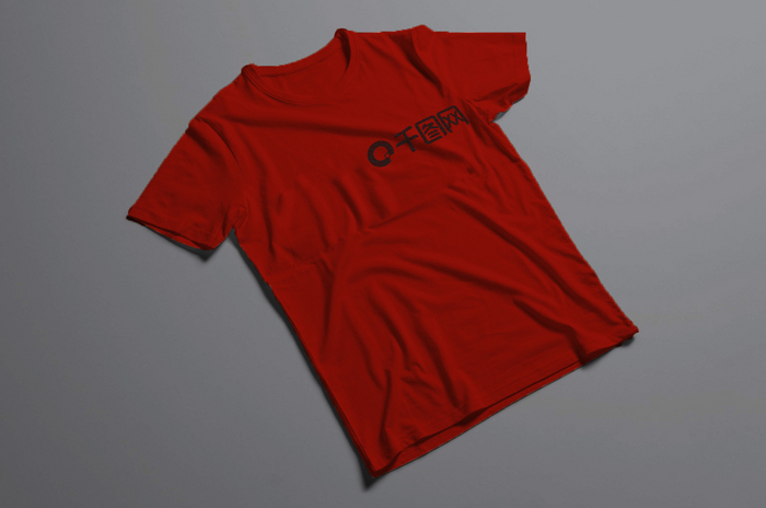 Detail Mockup Kaos Merah Nomer 12