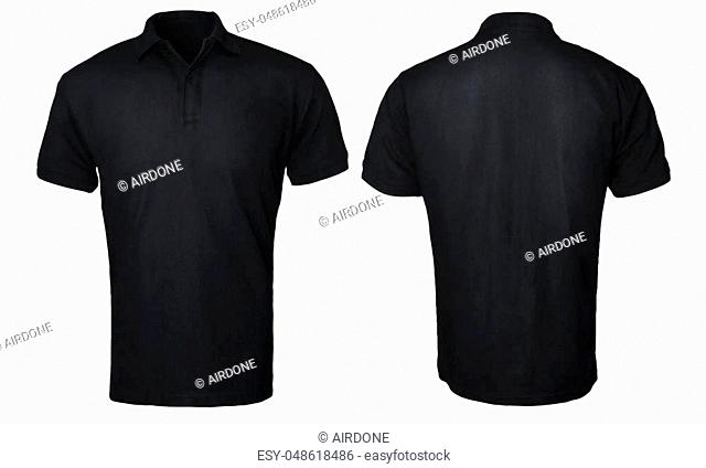 Detail Mockup Polo Shirt Hitam Nomer 25