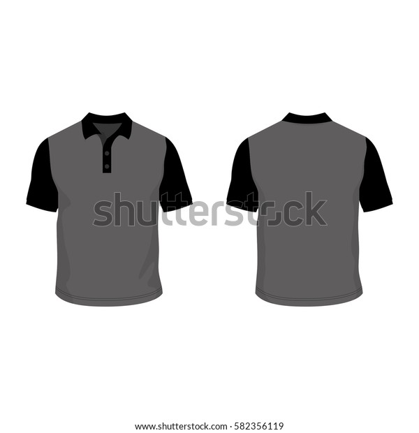 Download Mockup Polo Shirt Hitam Nomer 4