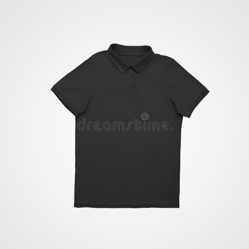 Detail Mockup Polo Shirt Hitam Nomer 45