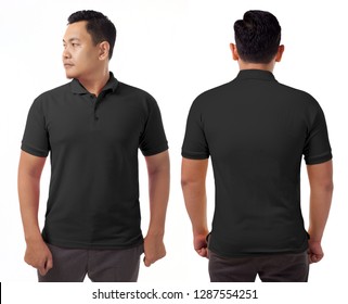 Detail Mockup Polo Shirt Hitam Nomer 7