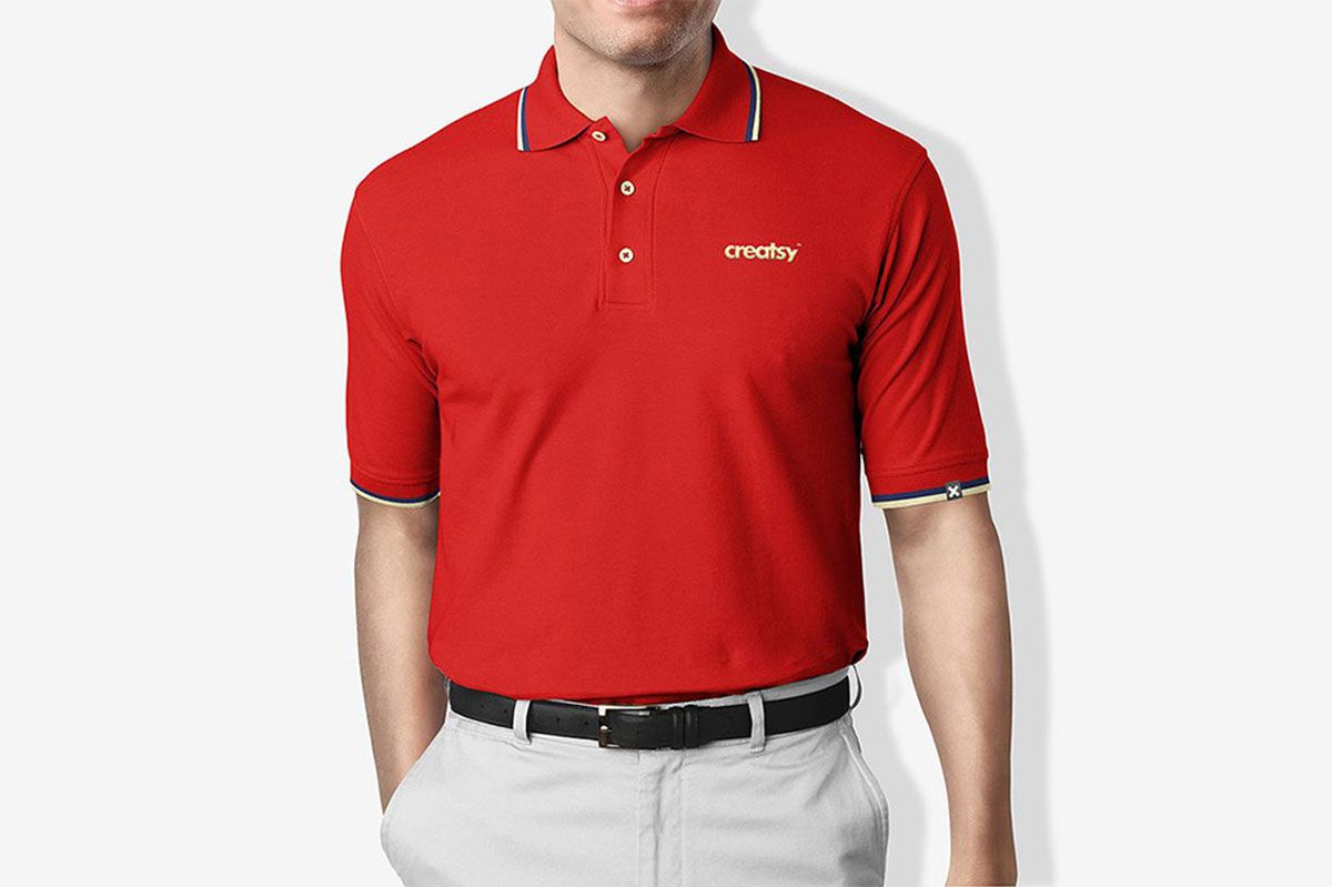 Detail Mockup Polo Shirt Png Nomer 51