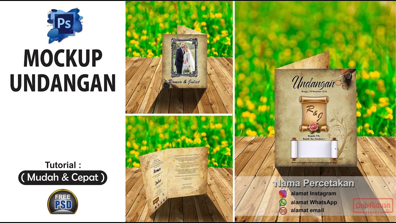 Detail Mockup Undangan Pernikahan Nomer 30