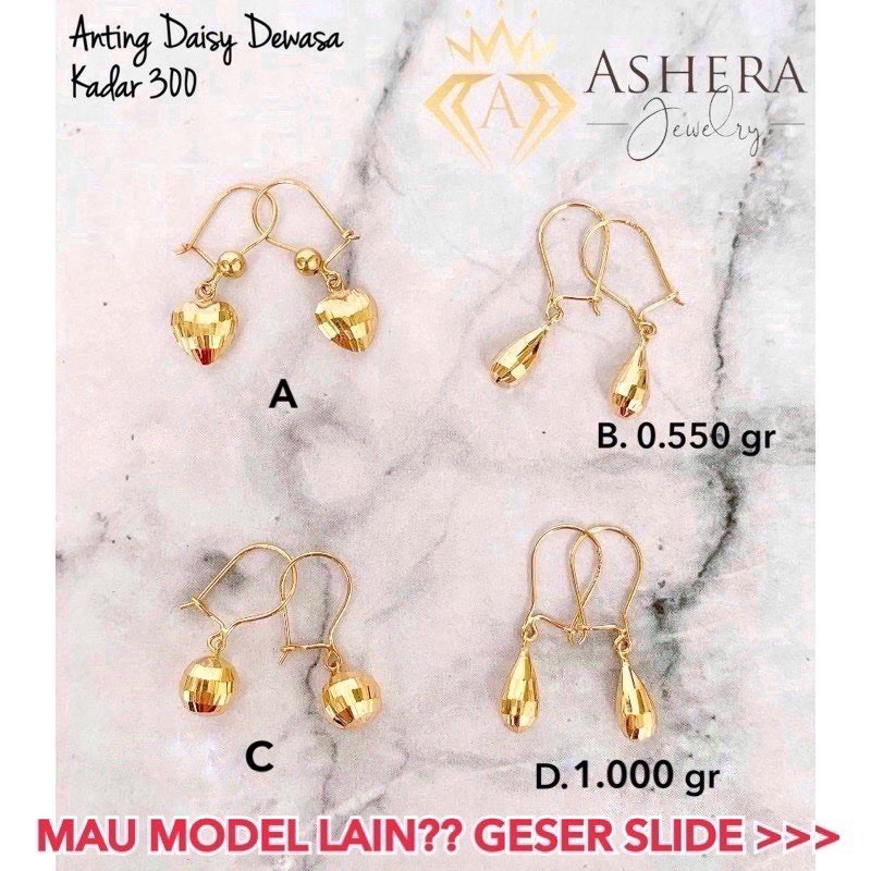 Detail Model Anting Anting Emas Nomer 59