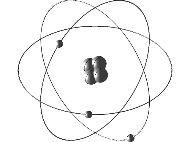 Detail Model Atom Helium Nomer 38