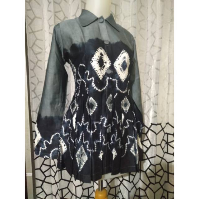 Detail Model Baju Atasan Sasirangan Nomer 2