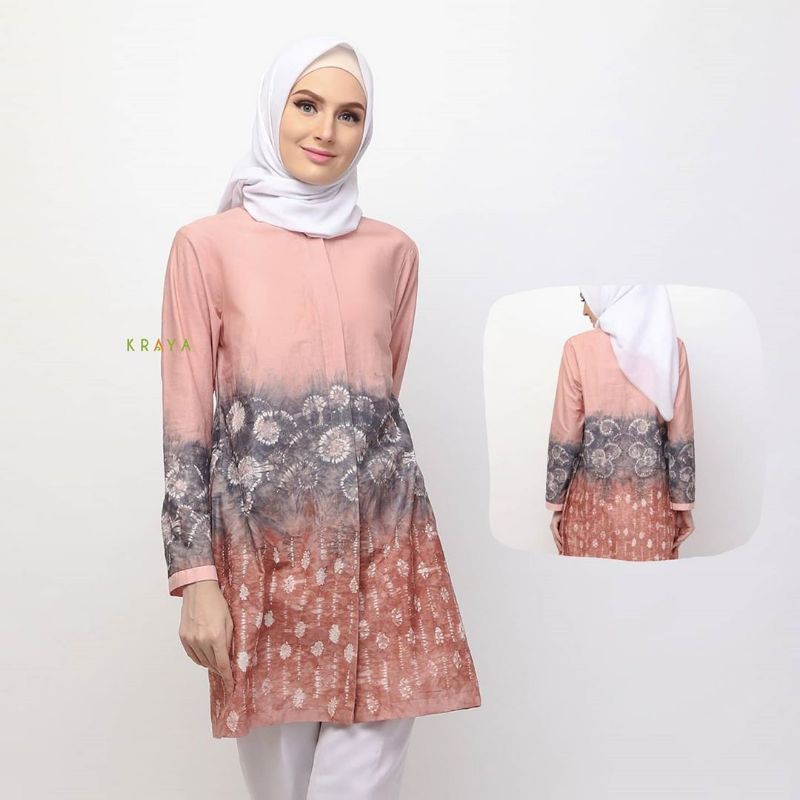 Detail Model Baju Atasan Sasirangan Nomer 12