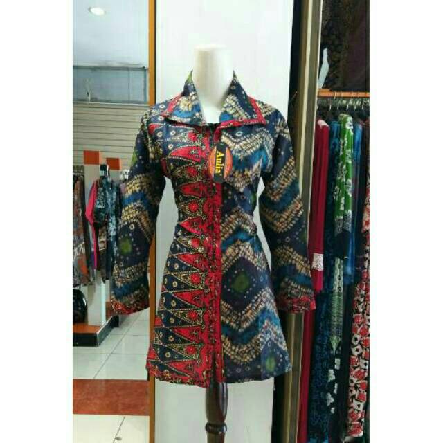 Detail Model Baju Atasan Sasirangan Nomer 15