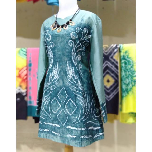 Detail Model Baju Atasan Sasirangan Nomer 22