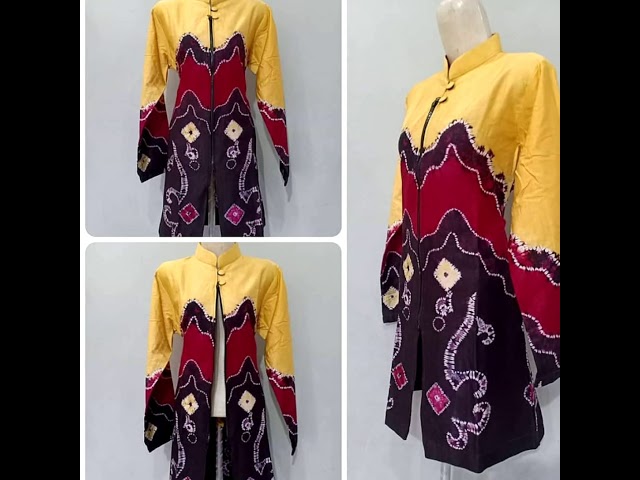 Detail Model Baju Atasan Sasirangan Nomer 25