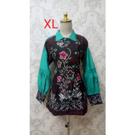 Detail Model Baju Atasan Sasirangan Nomer 26