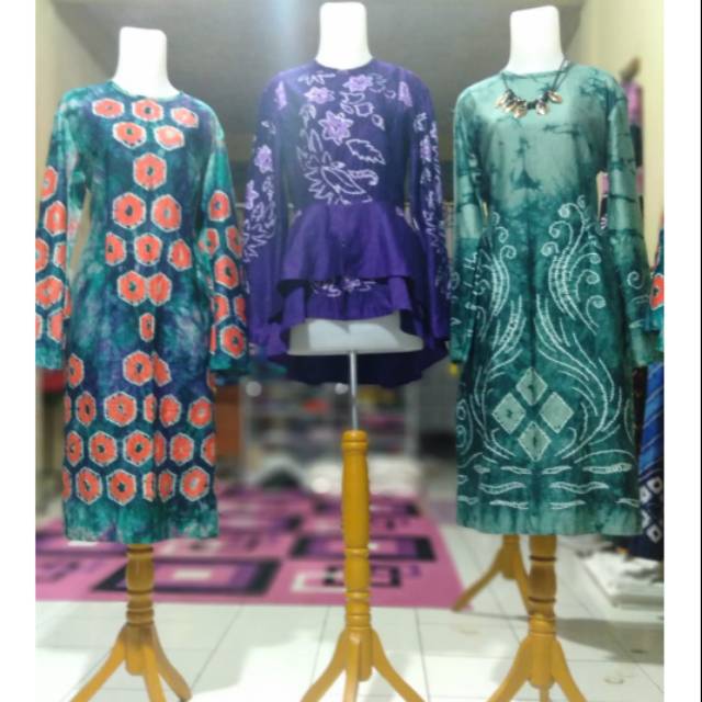 Detail Model Baju Atasan Sasirangan Nomer 29