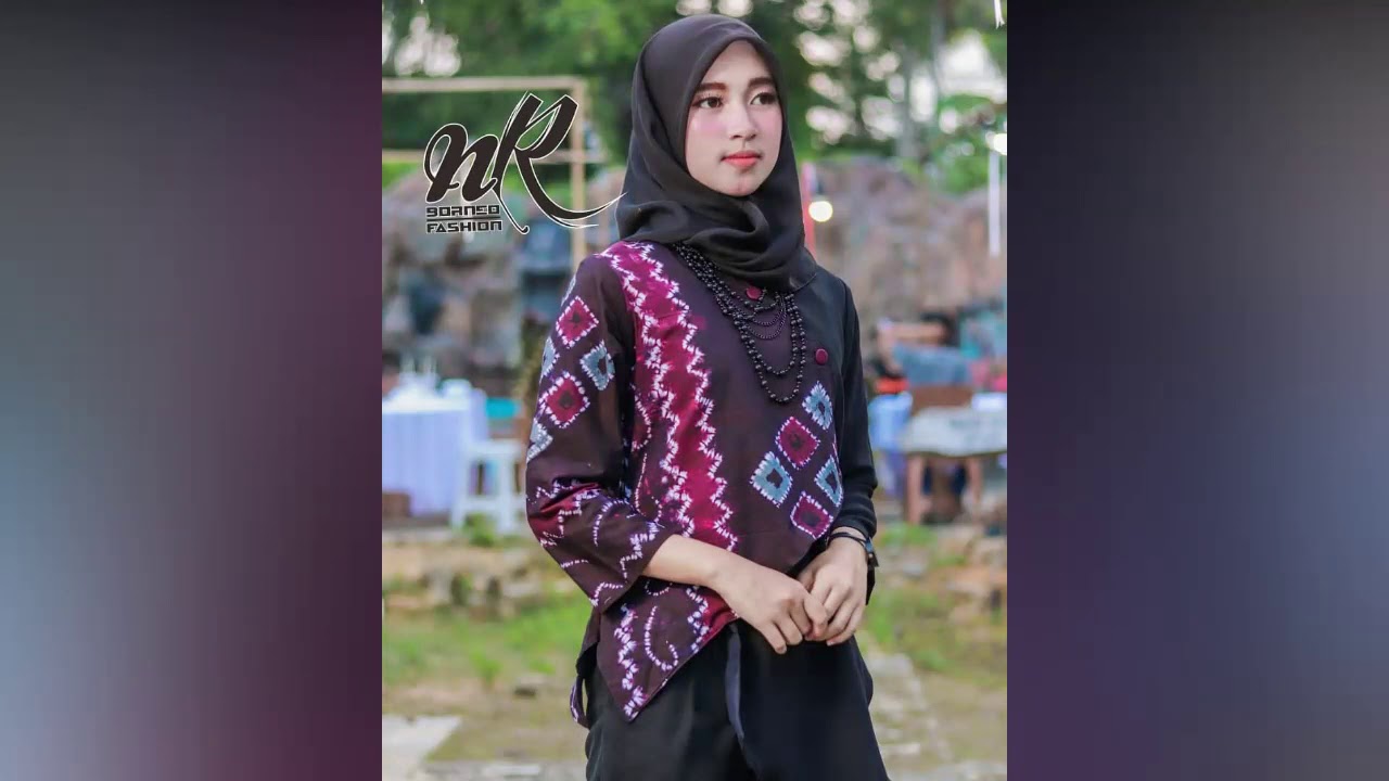 Detail Model Baju Atasan Sasirangan Nomer 38