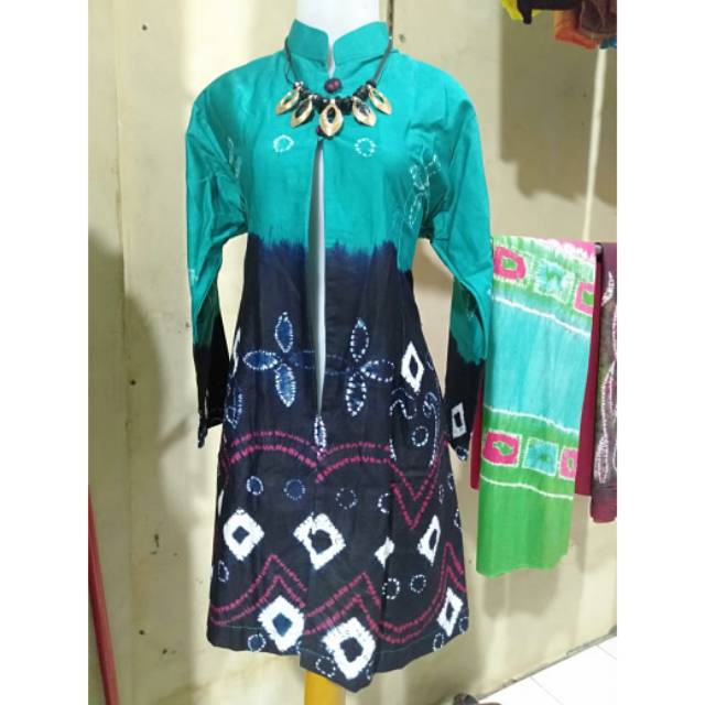 Detail Model Baju Atasan Sasirangan Nomer 5
