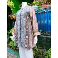 Detail Model Baju Atasan Sasirangan Nomer 46