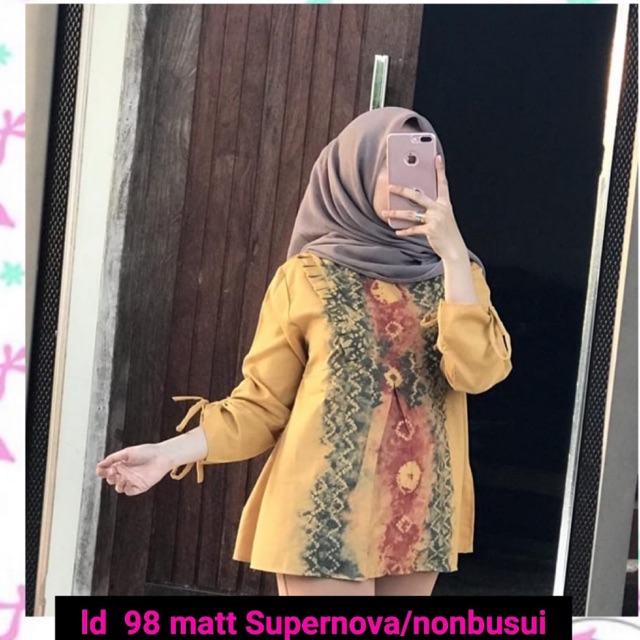 Detail Model Baju Atasan Sasirangan Nomer 50