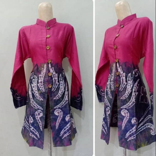 Detail Model Baju Atasan Sasirangan Nomer 51