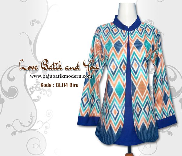 Detail Model Baju Atasan Sasirangan Nomer 52