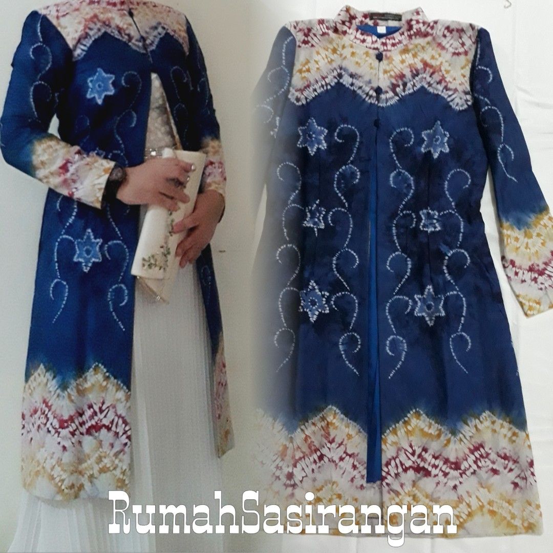 Detail Model Baju Atasan Sasirangan Nomer 8