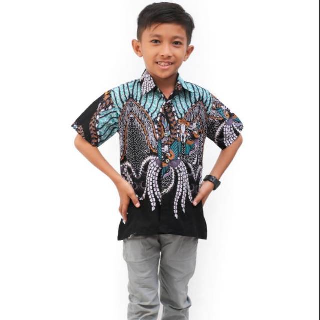 Detail Model Baju Batik Anak Laki Laki Modern Nomer 37