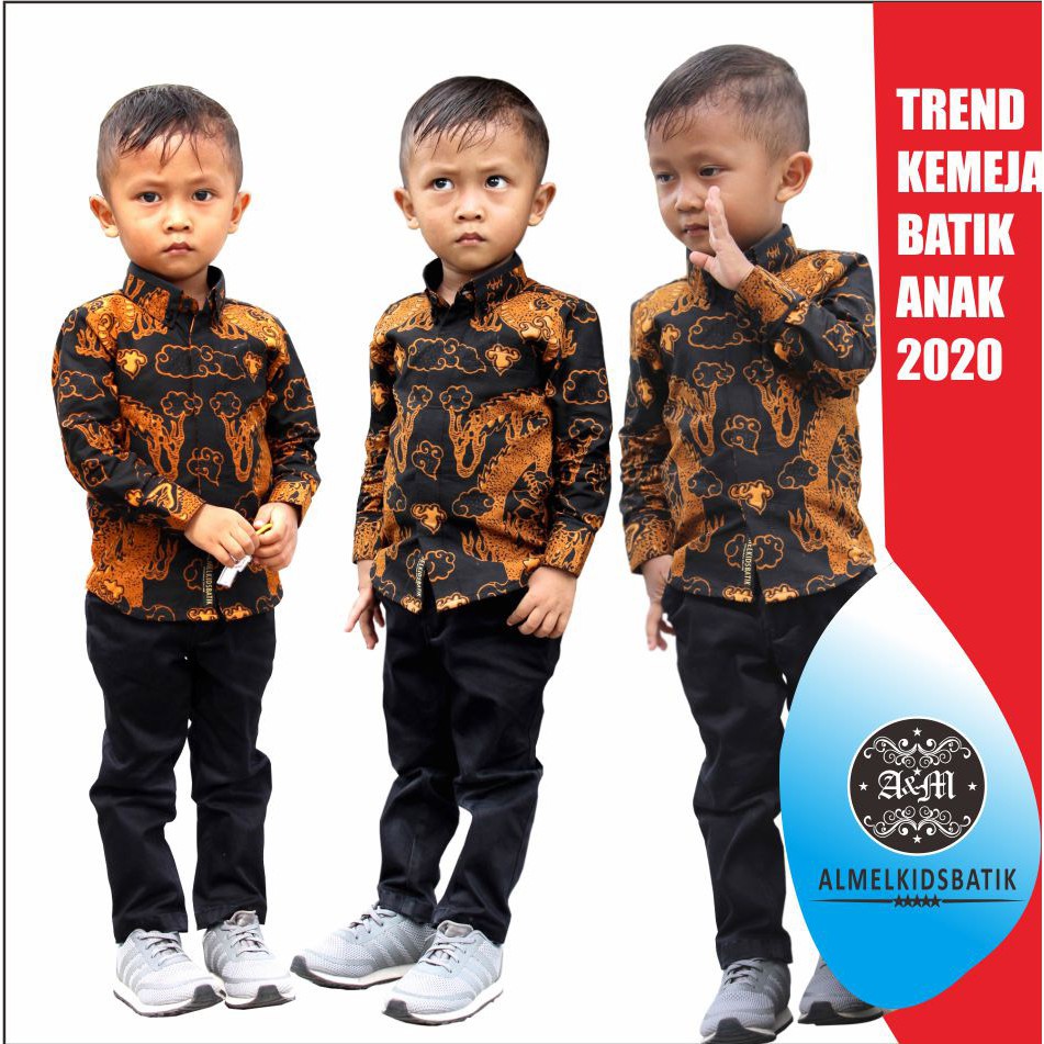 Detail Model Baju Batik Anak Laki Laki Modern Nomer 6