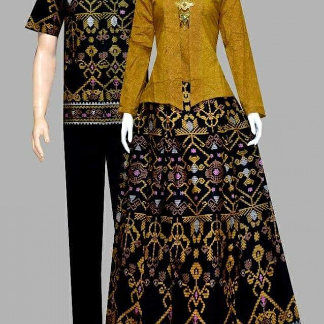 Detail Model Baju Batik Gamis 2017 Nomer 23