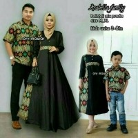 Detail Model Baju Batik Gamis 2017 Nomer 34