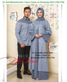 Detail Model Baju Batik Gamis 2018 Nomer 48