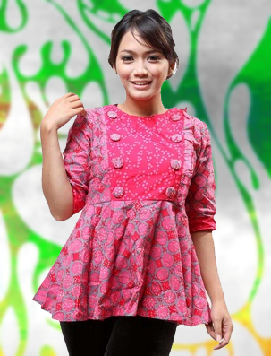 Detail Model Baju Batik Hamil Modern Nomer 34