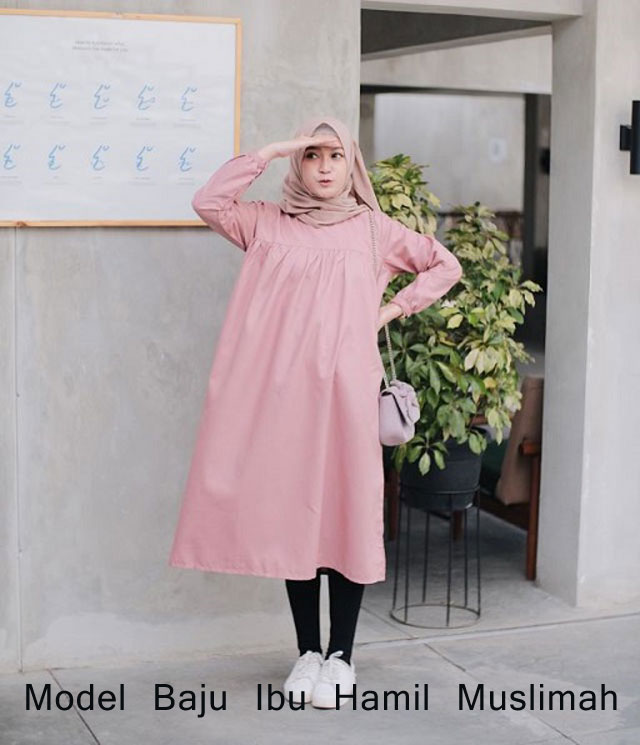 Detail Model Baju Batik Ibu Hamil Muslimah Nomer 33