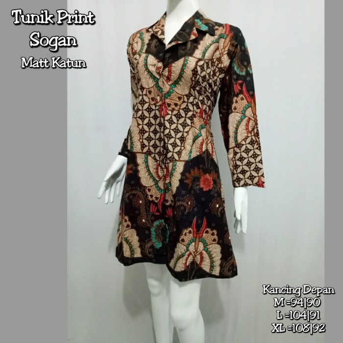 Detail Model Baju Batik Kombinasi Nomer 23