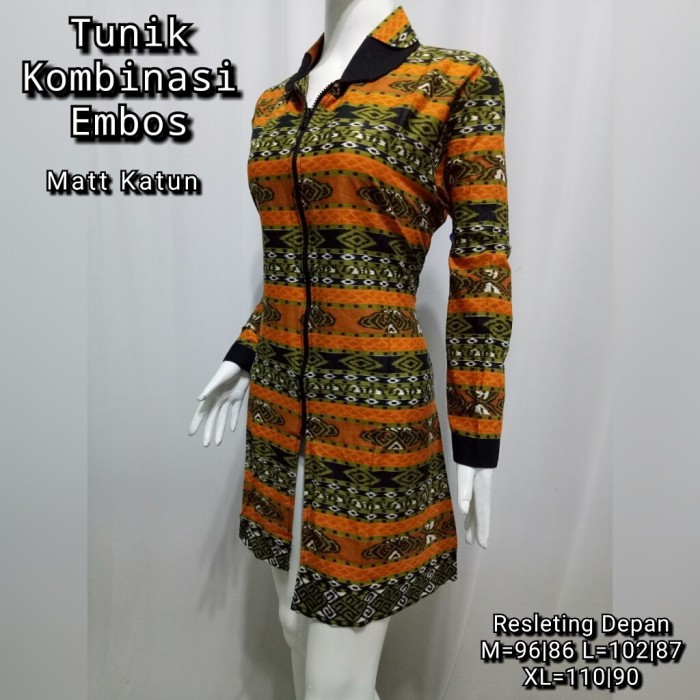 Detail Model Baju Batik Kombinasi Nomer 36