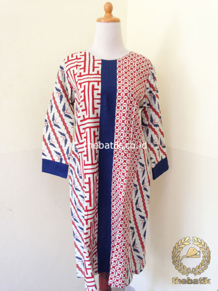 Detail Model Baju Batik Kombinasi Nomer 52