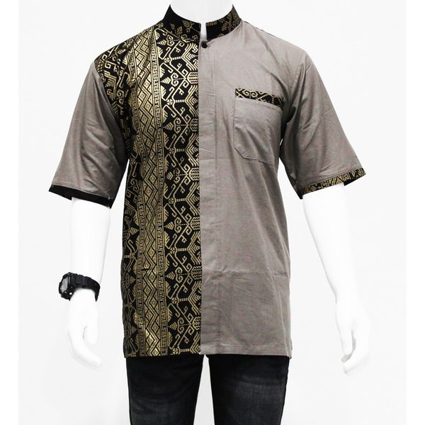 Detail Model Baju Batik Kombinasi Nomer 58