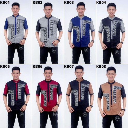 Detail Model Baju Batik Kombinasi Laki Laki Nomer 34