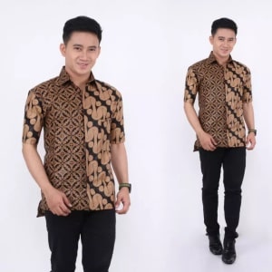 Detail Model Baju Batik Kombinasi Laki Laki Nomer 38