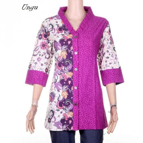 Detail Model Baju Batik Kombinasi Laki Laki Nomer 44