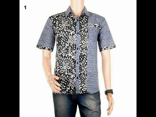 Detail Model Baju Batik Kombinasi Untuk Pria Nomer 16