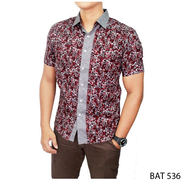 Detail Model Baju Batik Kombinasi Untuk Pria Nomer 25