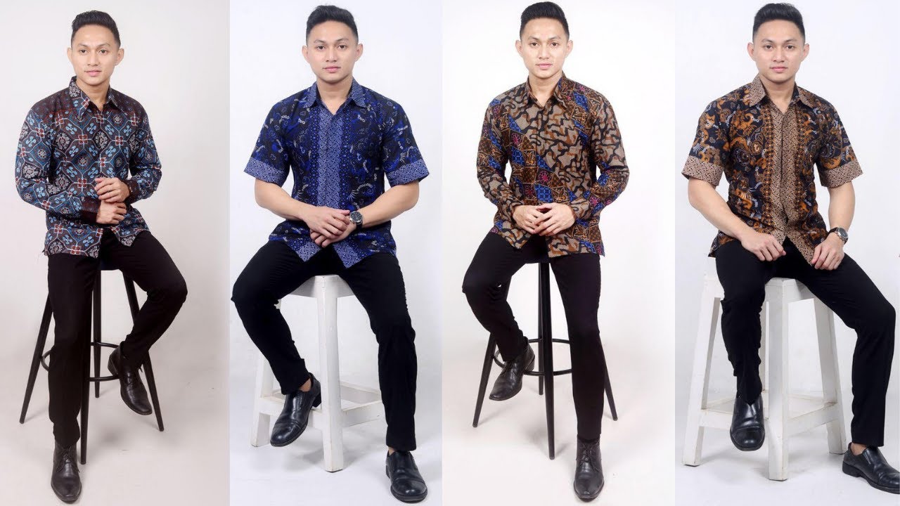 Detail Model Baju Batik Kombinasi Untuk Pria Nomer 49