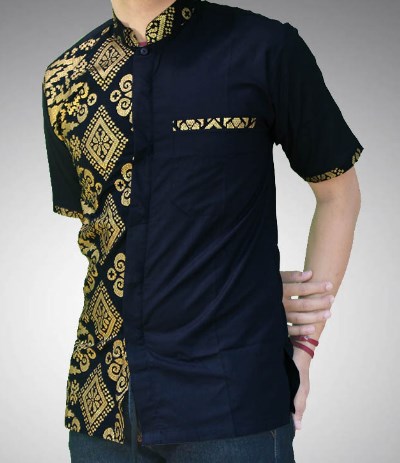 Detail Model Baju Batik Kombinasi Untuk Pria Nomer 51