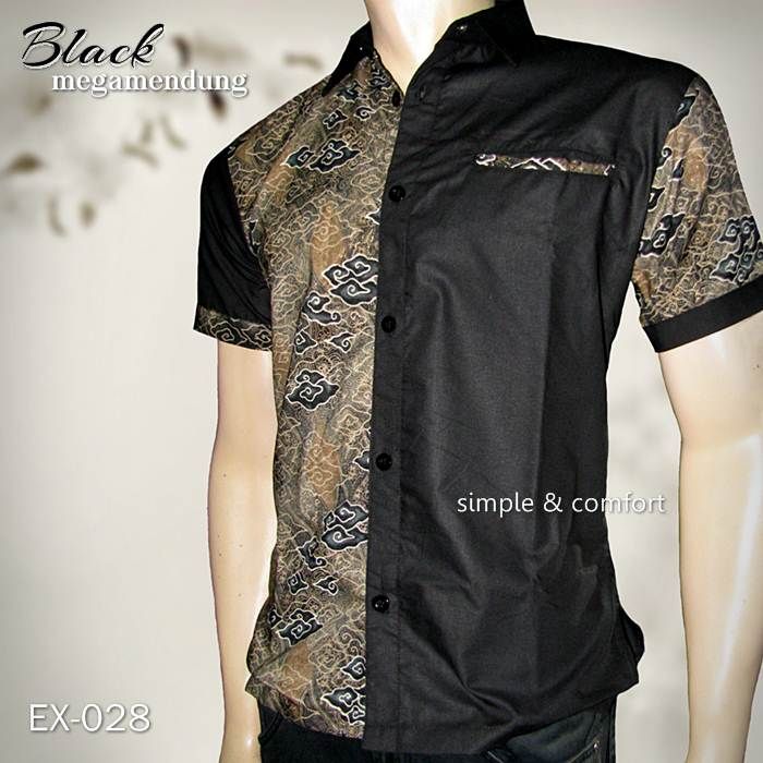 Detail Model Baju Batik Kombinasi Untuk Pria Nomer 54