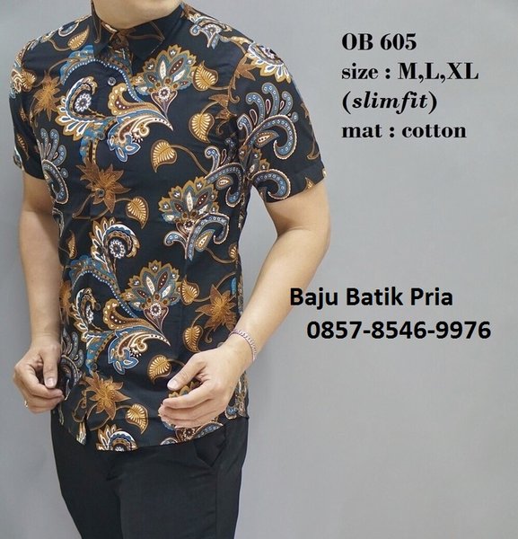 Detail Model Baju Batik Laki2 Nomer 10